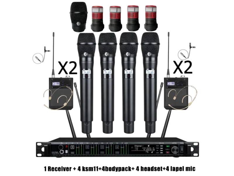 Радиомикрофоны Leicozic ручные, гарнитуры, петлички