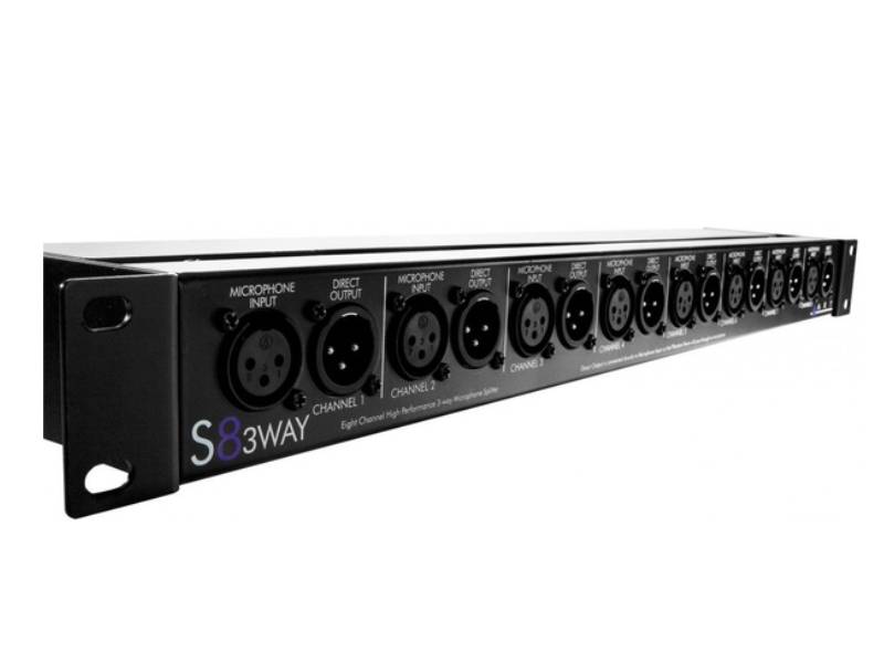 Рэк с 6 микрофоными сплиттерами ART S8-3WAY