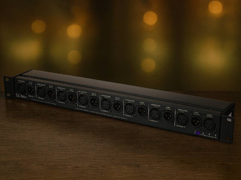 Рэк с 6 микрофоными сплиттерами ART S8-3WAY