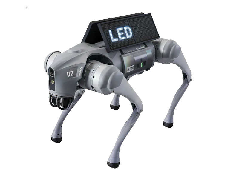 Робособака с LED-экраном