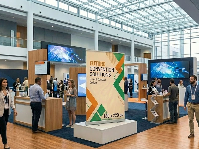 Ролл ап с большой опорой