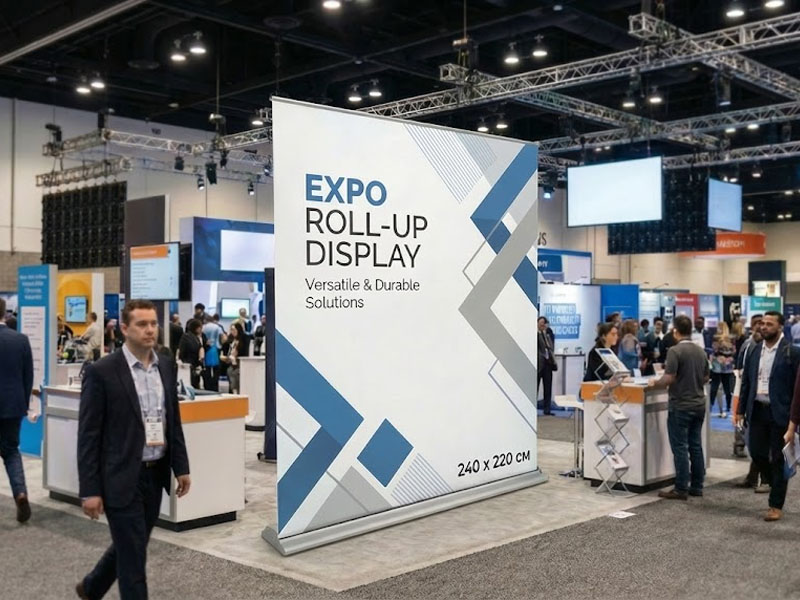 Ролл ап с большой опорой