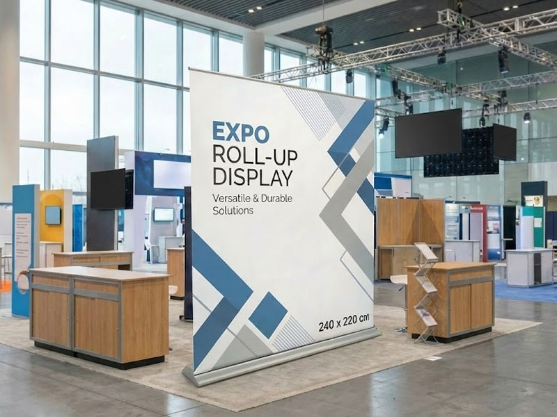 Ролл ап с большой опорой