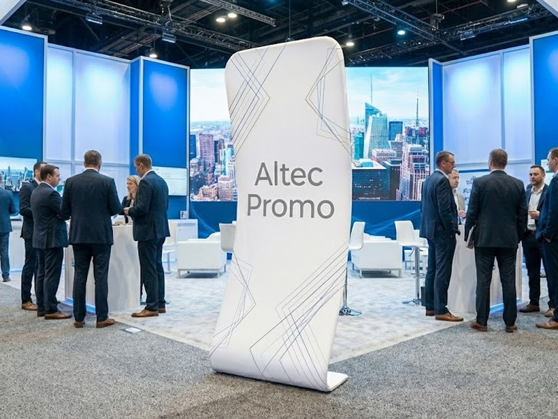 Ролл Ап Тканевый стенд Altec Promo односторонняя печать
