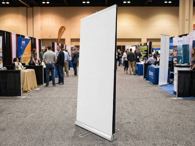 Ролл ап двойной с стандартной стойкой