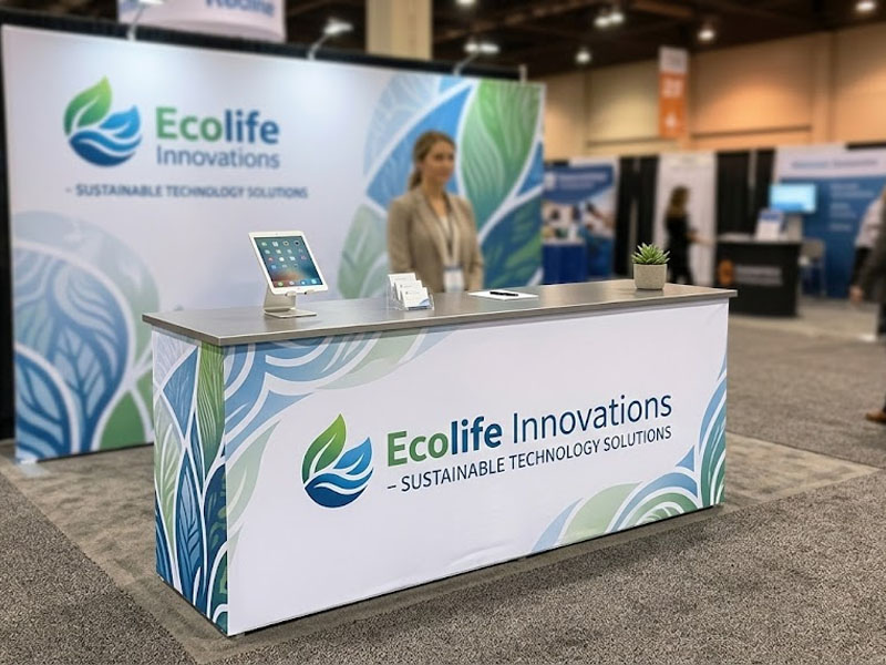 SEGwall Ресепшен с печатью без подсветки