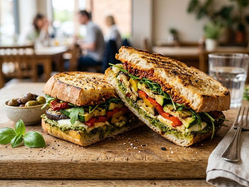 Сэндвич с овощами-гриль для фуршета — вид 2