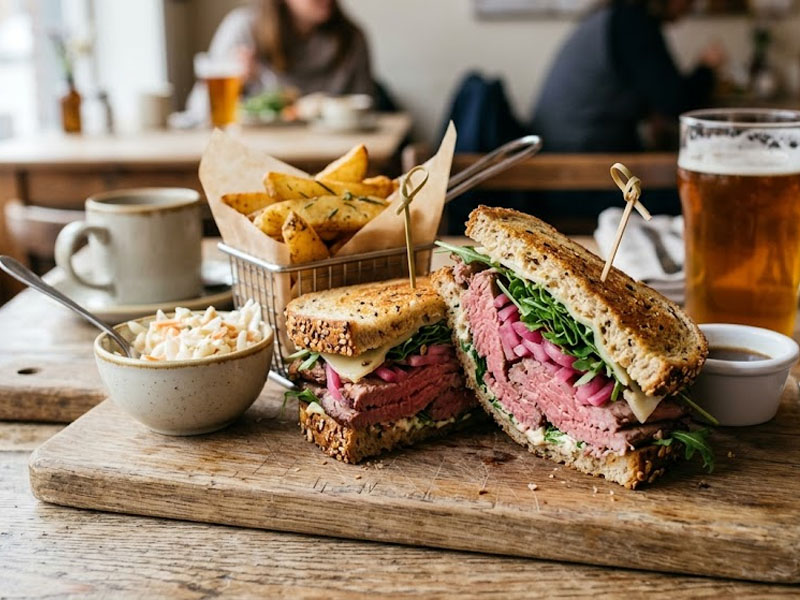 Сэндвич с ростбифом для мероприятия — вид 3