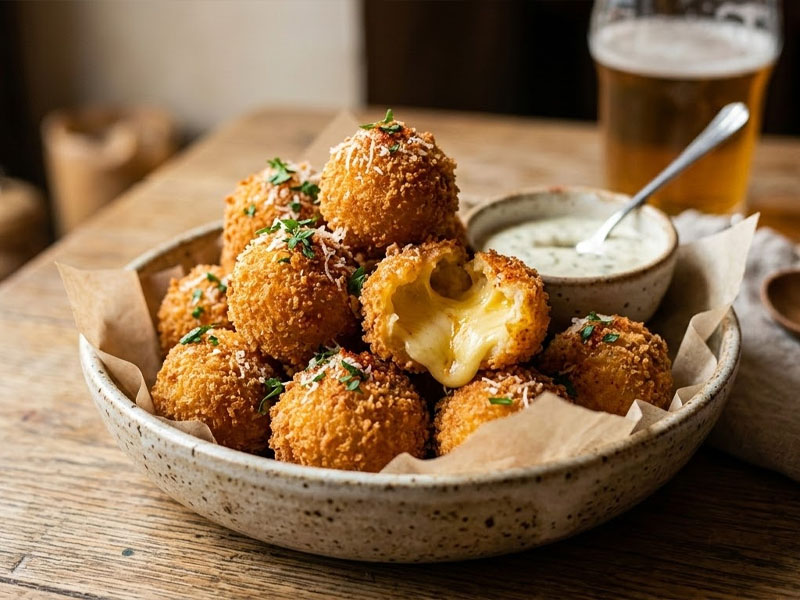 Шарики с сыром