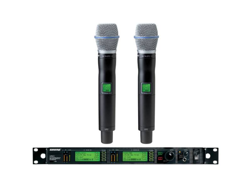 Микрофонный приемник Shure wireless UHF U4D-UA 