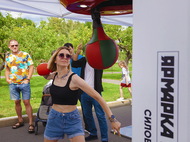 Новогодний Силомер Боксер