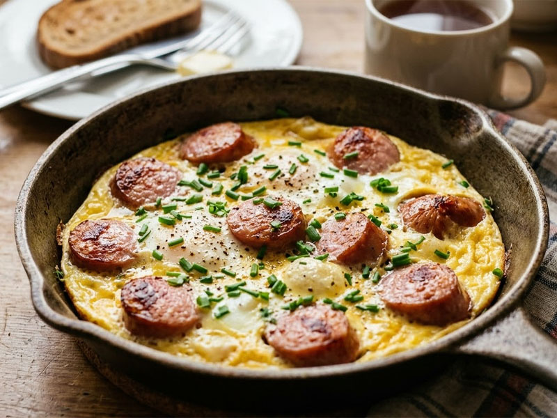 Сосиска в яйце