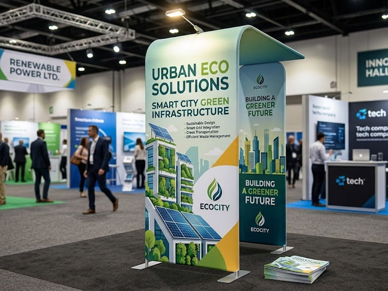 Стенд Altec ARH-1 - Арка 1 светильник с двусторонней печатью — вид 3