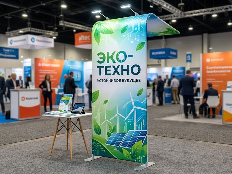 Стенд Altec ARH-1 - Арка 2 светильника и с односторонней печатью — вид 3