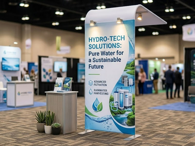 Стенд Altec ARH-1 - Арка 2 светильника и с односторонней печатью — вид 2