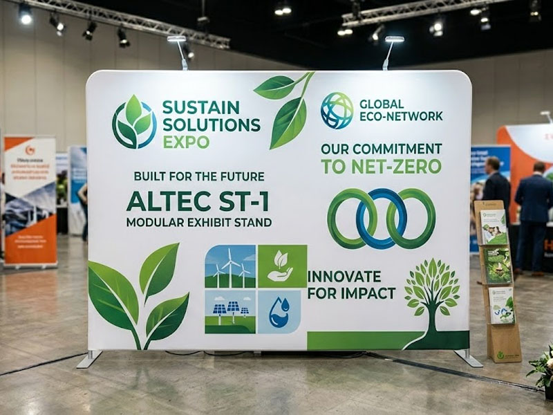 Стенд Altec ST-1 (прямой) двусторонняя печать — вид 2