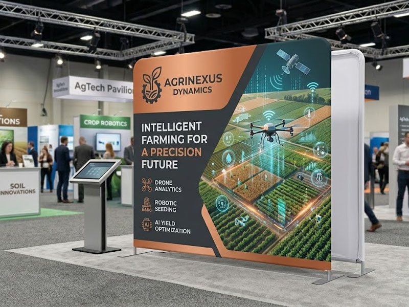 Стенд Altec ST-1 (прямой) односторонняя печать — вид 2