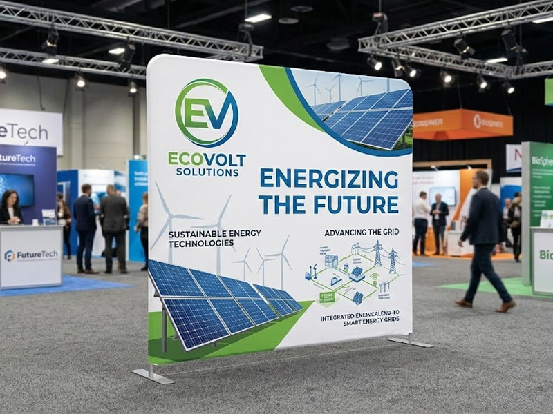 Стенд Altec ST-1 (прямой) односторонняя печать — вид 3