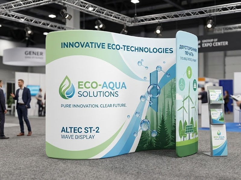 Стенд Altec ST-2 (волна) двусторонняя печать — вид 3