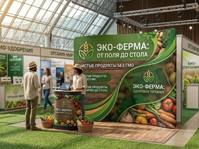 Стенд Altec ST-2 (волна) односторонняя печать — вид 2