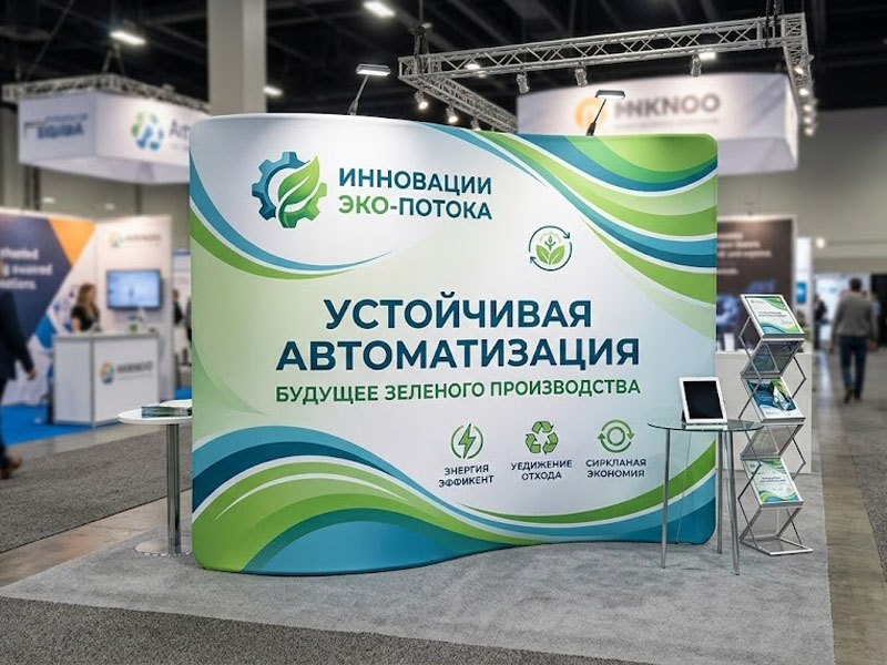 Стенд Altec ST-2 (волна) односторонняя печать — вид 3