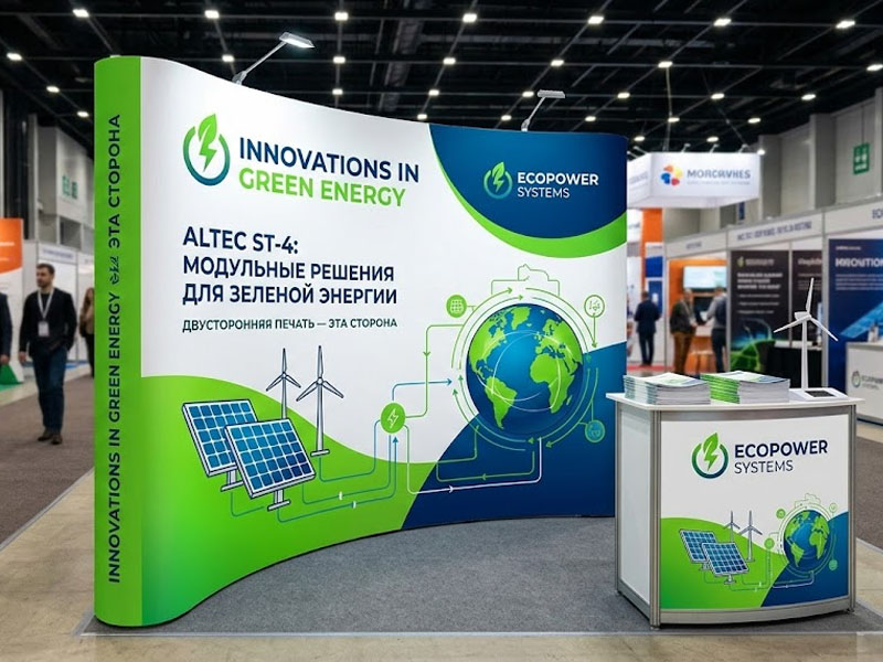 Стенд Altec ST-4 полукруглый двусторонняя печать