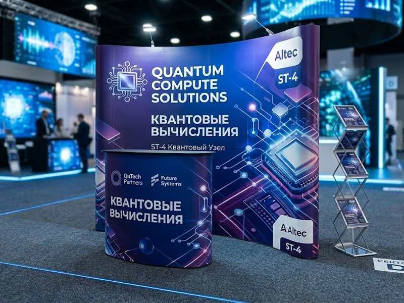 Стенд Altec ST-4 полукруглый двусторонняя печать — вид 2