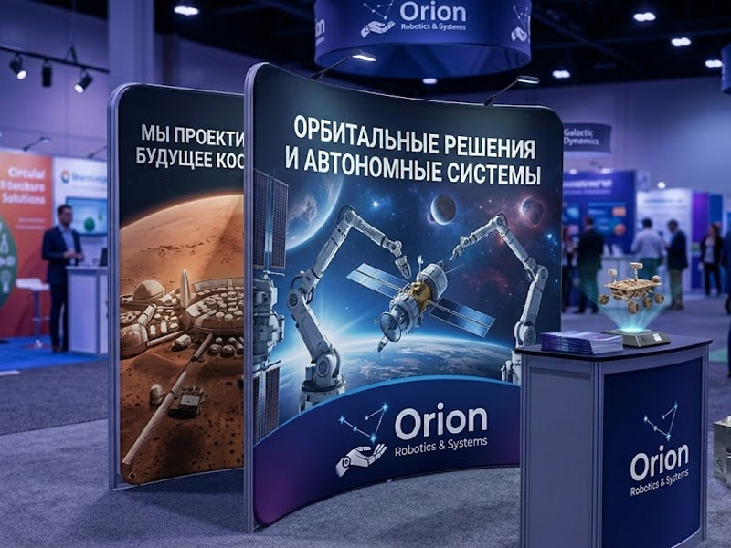 Стенд Altec ST-4 полукруглый односторонняя печать