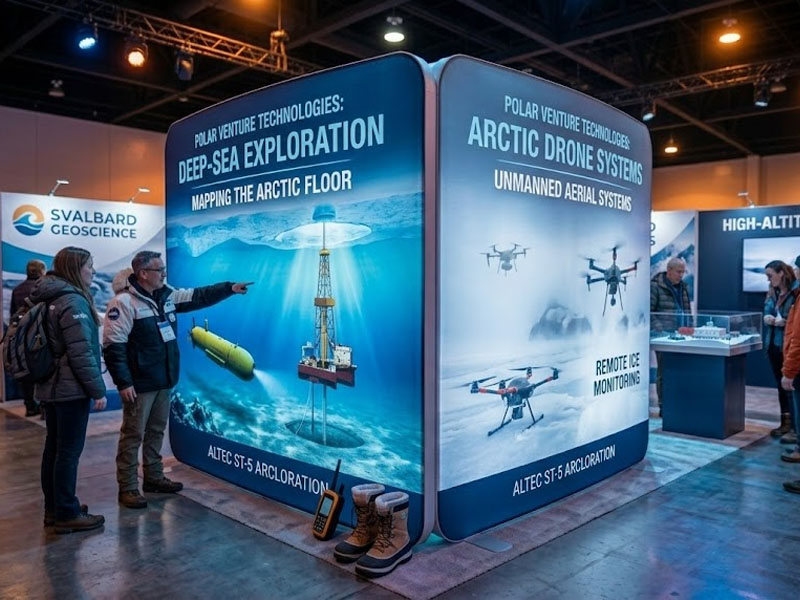 Стенд Altec ST-5 Лодка с подсветкой двусторонняя печать — вид 2