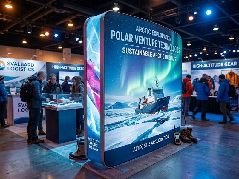 Стенд Altec ST-5 Лодка с подсветкой двусторонняя печать