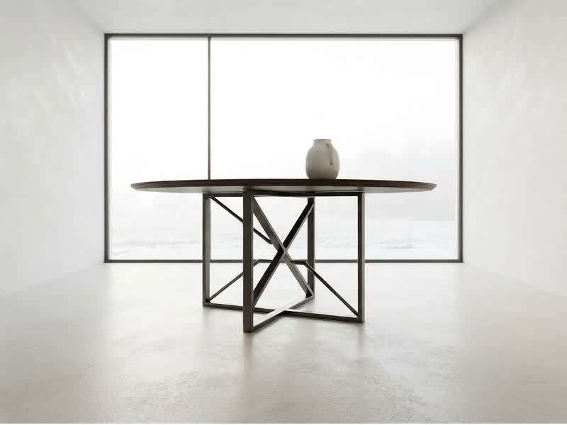 Стол банкетный Homer d-100 см чёрный — вид 4