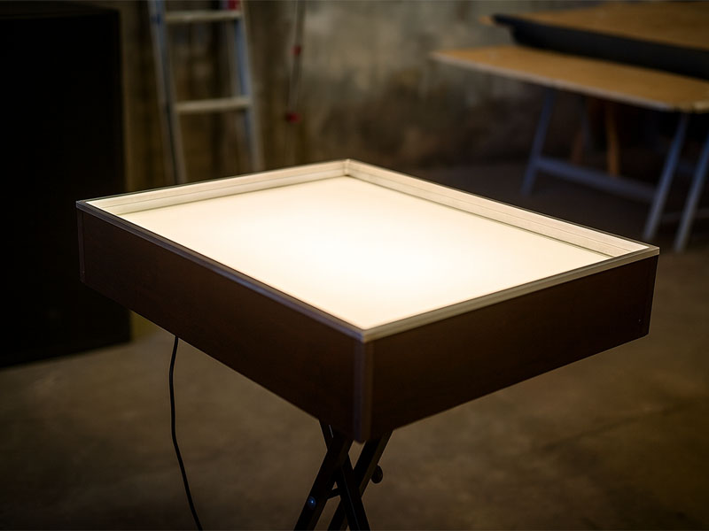 Стол для песочного шоу с подсветкой