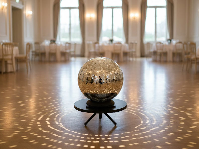 Стол вращения зеркального шара 52 см