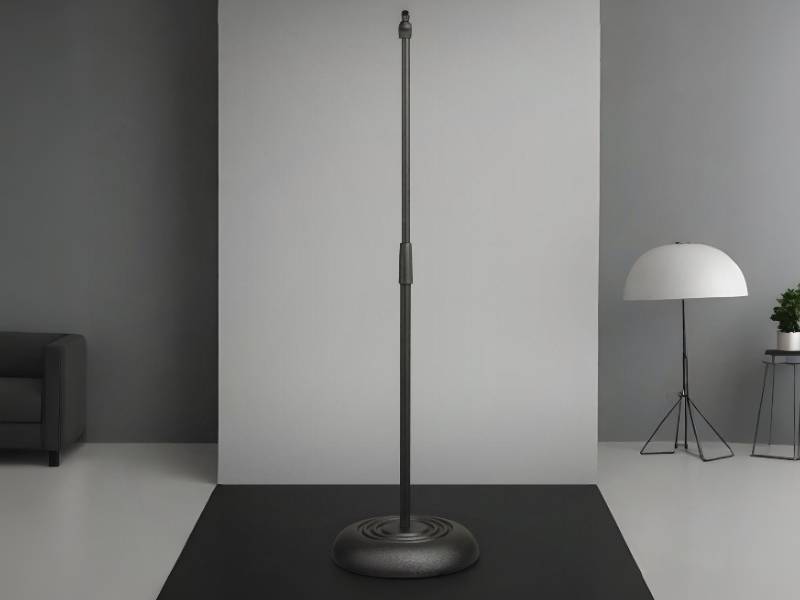 Стойка микрофонная прямая на блинчике-утяжелителе