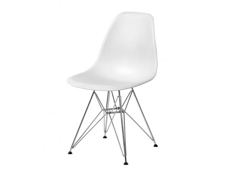 Стул Eames металл белый