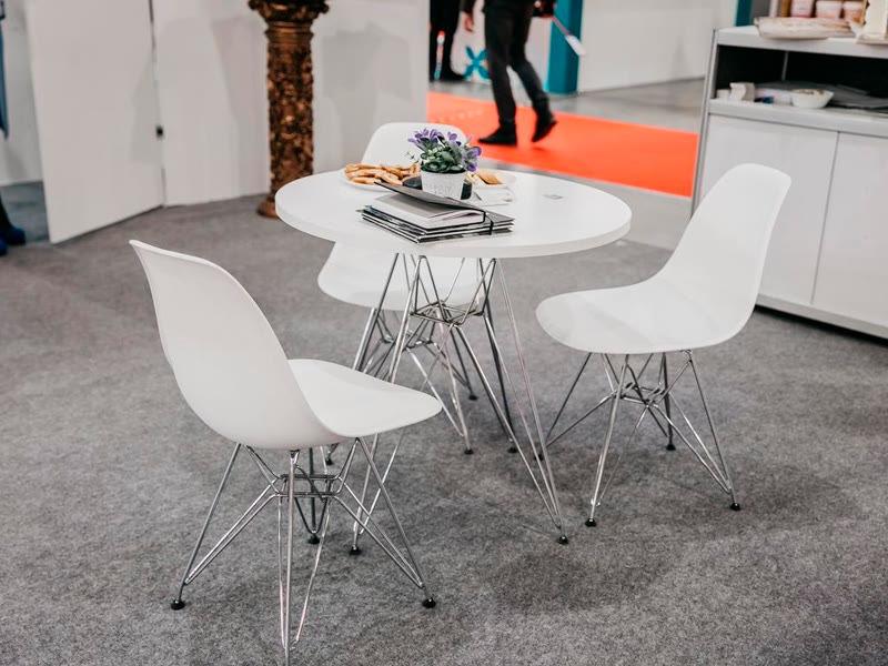Стул Eames металл белый — вид 2