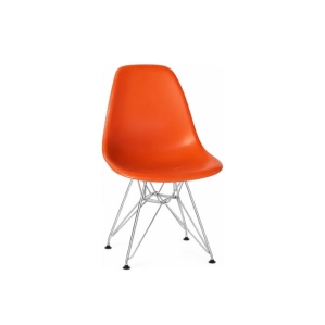 Стул Eames оранжевый металл