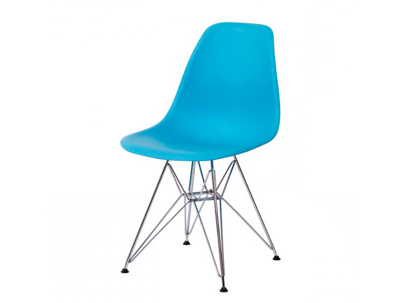 Стул Eames металл синий