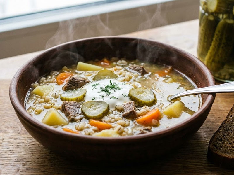 Суп рассольник 