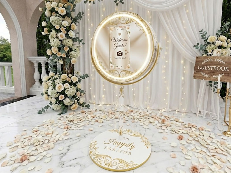 Свадебное Круглое селфи-зеркало