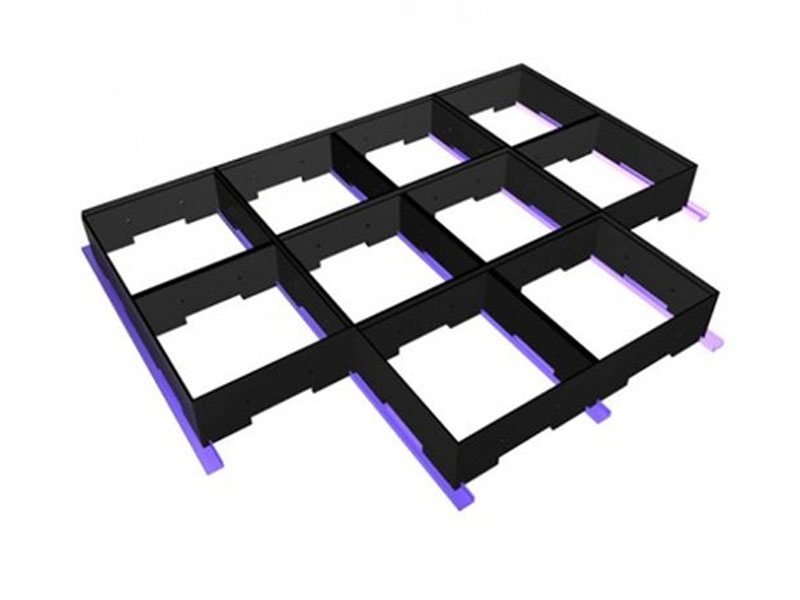 Светодиодный светящийся танцпол со стеклянным покрытием