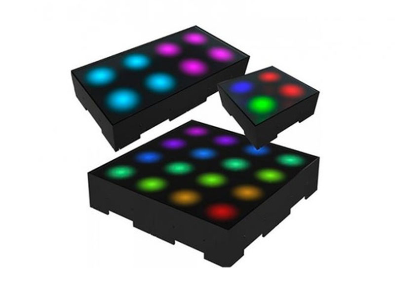 Светодиодный светящийся танцпол со стеклянным покрытием