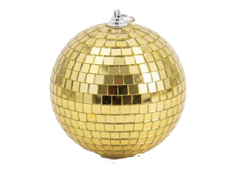 Цветные зеркальные шарики 8 см диаметром