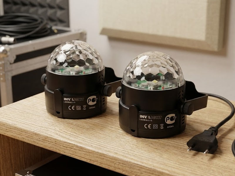 Цветомузыкальная мини-полусфера INVOLIGHT LEDBALL13