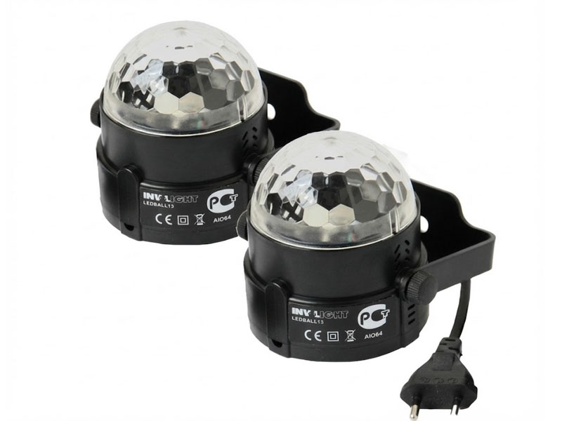 Цветомузыкальная мини-полусфера INVOLIGHT LEDBALL13
