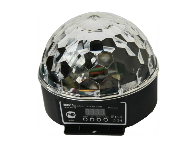 Цветомузыкальная полусфера INVOLIGHT LEDBALL53