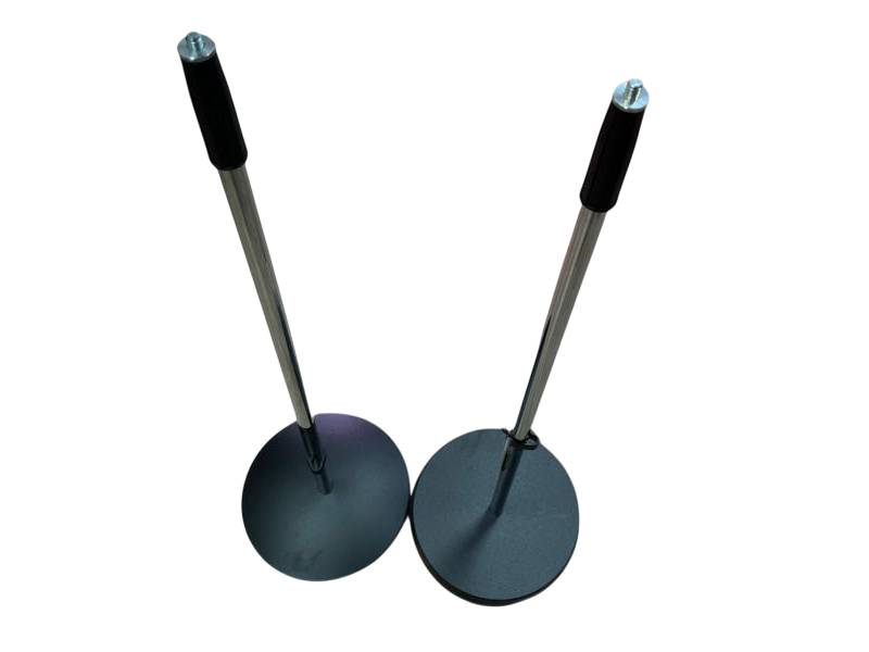 Вертикальная стойка блестящая на блинчике-утяжелителе König & Meyer