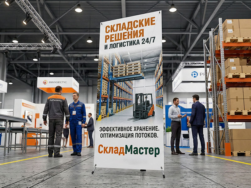 X-БАННЕР Стандарт без печати — вид 2