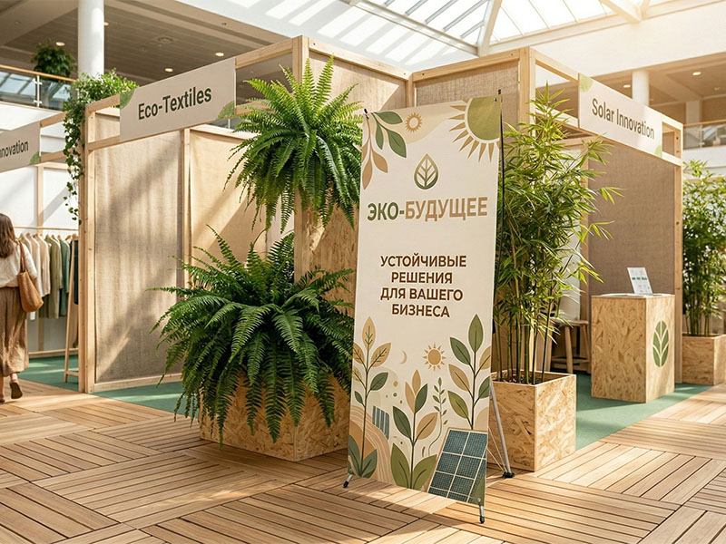 X-БАННЕР Стандарт с печатью баннера — вид 3