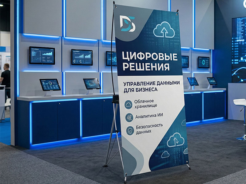 X-БАННЕР Стандарт с печатью баннера